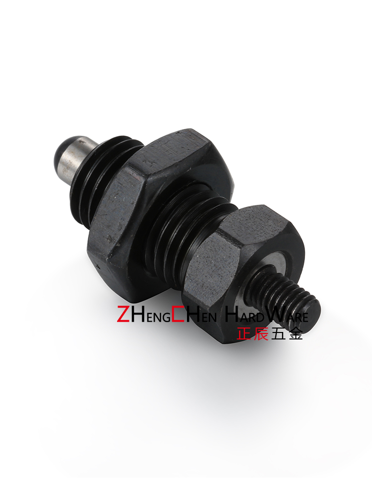 강철 또는 스테인리스 스틸 인덱싱 플런저 핀 손잡이가 없는 소형 PXNAN SXNAN