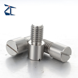 대형 헤드 위치 결정 핀 둥근 헤드 플랫 팁(평평한 슬롯 나사 생크 포함) JPLB