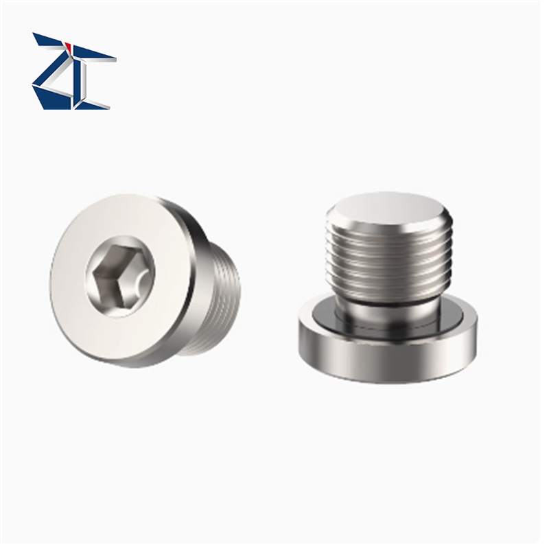 톱니 모양의 부드러운 볼 엔드 볼트 스러스트 클램핑 고정 나사