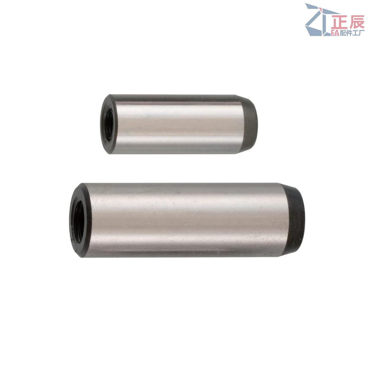 맞춤 핀 스트레이트 탭 관통 구멍 한쪽 끝 모따기 한쪽 끝 반경 p6 공차 THS