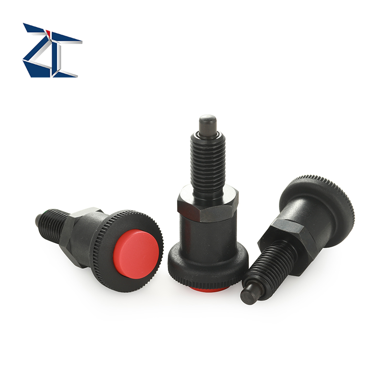 빨간색 손잡이 플런저