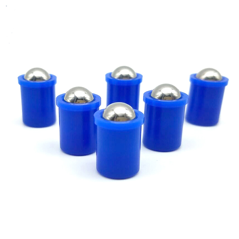 칼라와 볼 블루가 있는 짧은 압입식 부드러운 볼 플런저