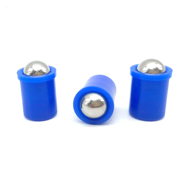 칼라와 볼 블루가 있는 짧은 압입식 부드러운 볼 플런저